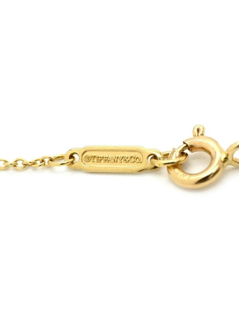 Tiffany & Co Necklace Daisy Key Pendant Yellow Gold YG Diamond